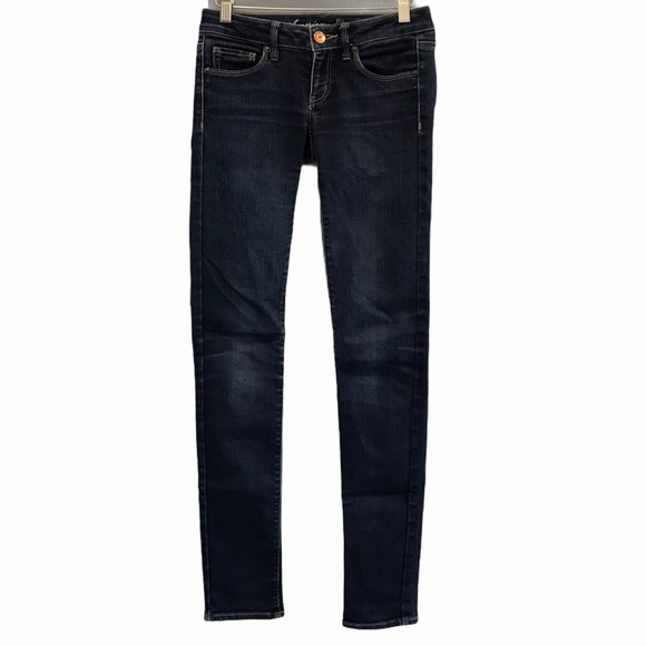 American Eagle women’s blue denim skinny jeans 2